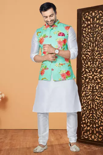 Kurta Pajama with Jacket Set