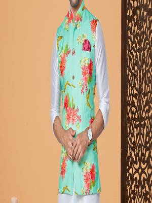 Kurta Pajama with Jacket Set 3