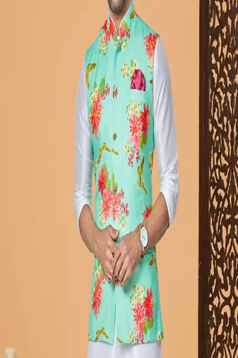 Kurta Pajama with Jacket Set