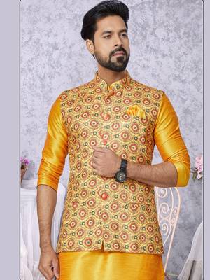 Kurta Pajama with Jacket Set 2