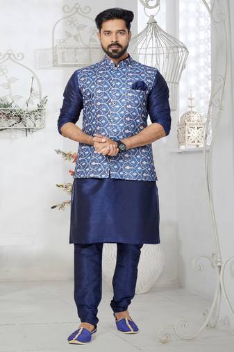 Kurta Pajama with Jacket Set