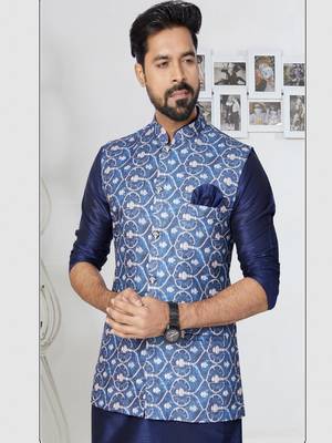 Kurta Pajama with Jacket Set 2