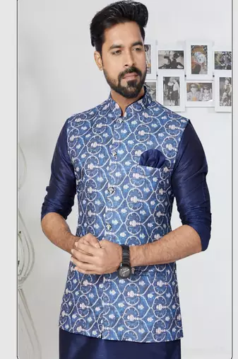 Kurta Pajama with Jacket Set
