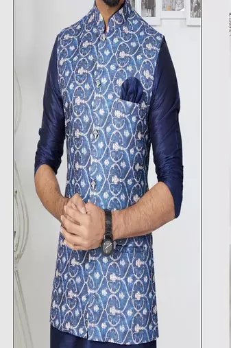 Kurta Pajama with Jacket Set