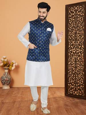 Kurta Pajama with Jacket Set 1