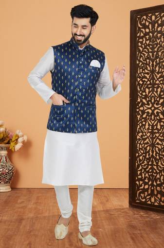 Kurta Pajama with Jacket Set