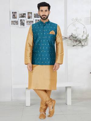 Kurta Pajama with Jacket Set 1