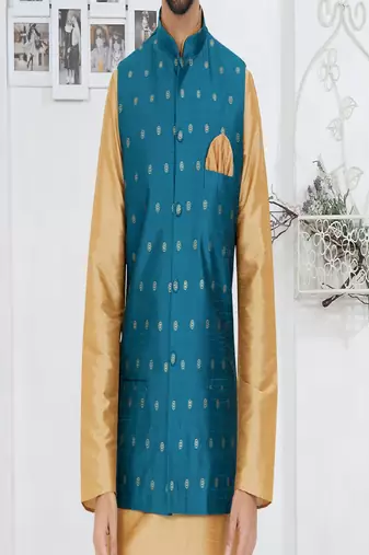 Kurta Pajama with Jacket Set