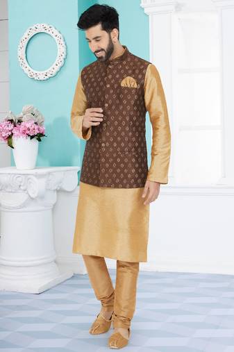 Kurta Pajama with Jacket Set