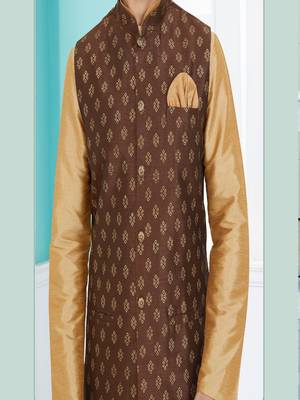 Kurta Pajama with Jacket Set 3