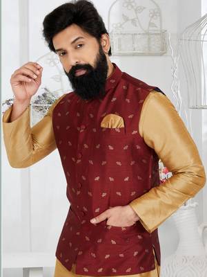 Kurta Pajama with Jacket Set 2
