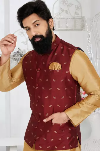 Kurta Pajama with Jacket Set