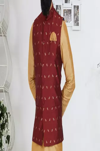 Kurta Pajama with Jacket Set