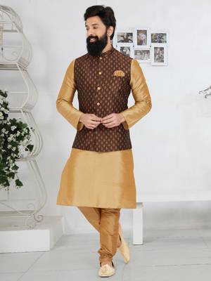 Kurta Pajama with Jacket Set 1