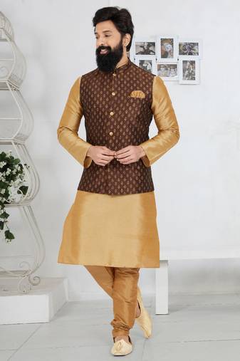 Kurta Pajama with Jacket Set