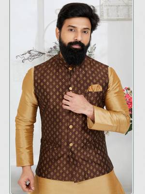 Kurta Pajama with Jacket Set 2