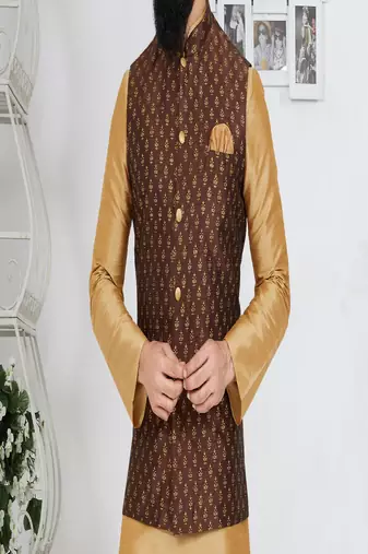 Kurta Pajama with Jacket Set