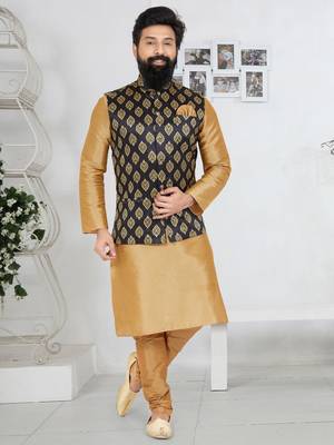 Kurta Pajama with Jacket Set 1