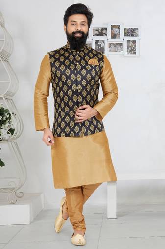 Kurta Pajama with Jacket Set