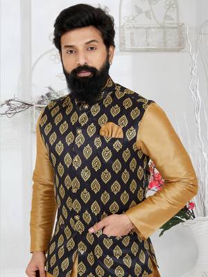 Kurta Pajama with Jacket Set 2