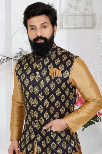 Kurta Pajama with Jacket Set