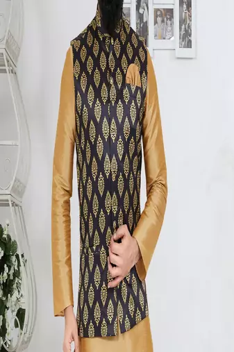Kurta Pajama with Jacket Set