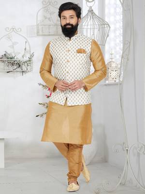 Kurta Pajama with Jacket Set 1