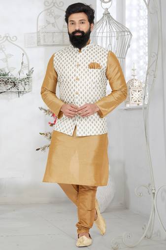 Kurta Pajama with Jacket Set