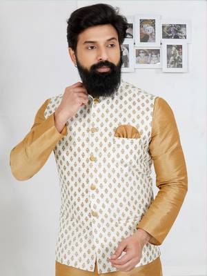Kurta Pajama with Jacket Set 2