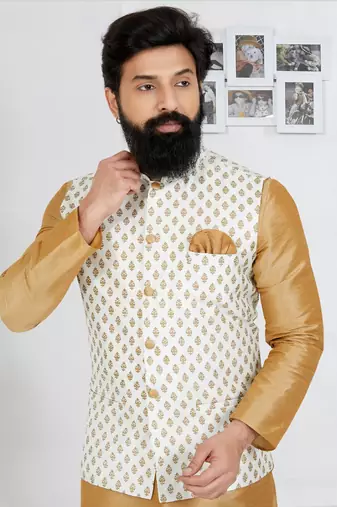 Kurta Pajama with Jacket Set