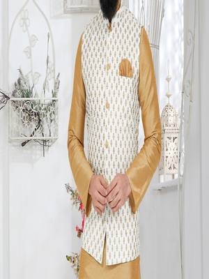 Kurta Pajama with Jacket Set 3