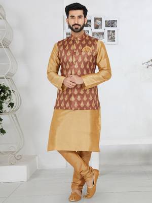 Kurta Pajama with Jacket Set 1