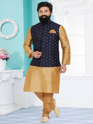 Kurta Pajama with Jacket Set 1