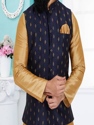 Kurta Pajama with Jacket Set 3