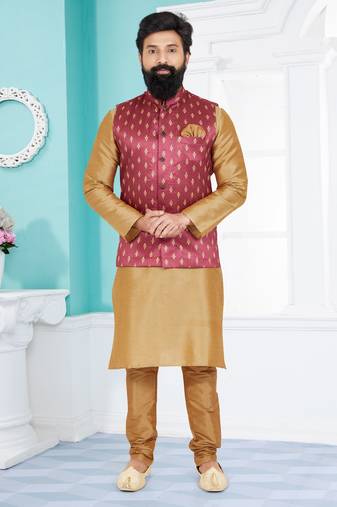 Kurta Pajama with Jacket Set