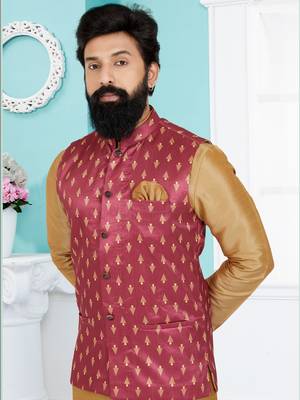 Kurta Pajama with Jacket Set 2