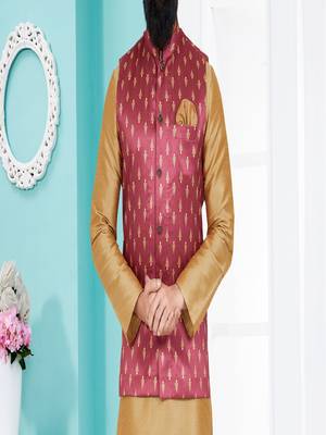 Kurta Pajama with Jacket Set 3