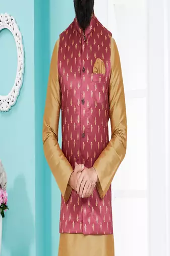 Kurta Pajama with Jacket Set