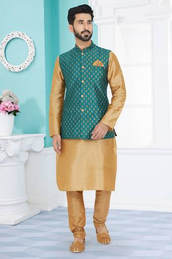 Kurta Pajama with Jacket Set