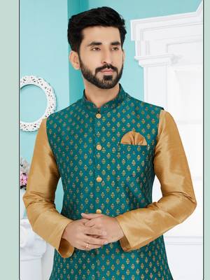 Kurta Pajama with Jacket Set 2