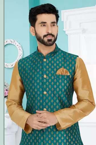 Kurta Pajama with Jacket Set