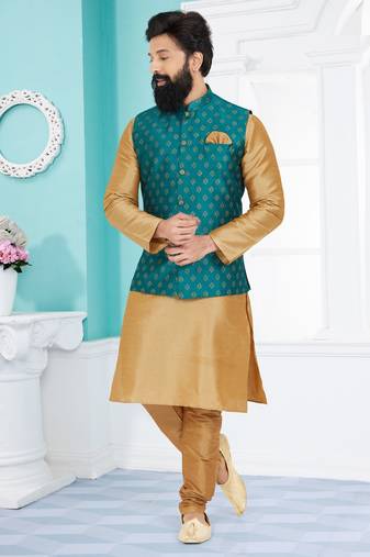 Kurta Pajama with Jacket Set