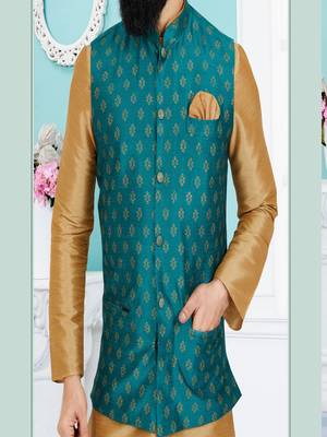 Kurta Pajama with Jacket Set 3