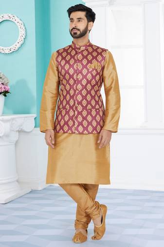 Kurta Pajama with Jacket Set