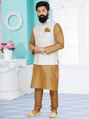 Kurta Pajama with Jacket Set 1