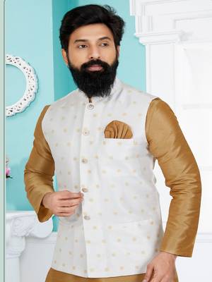 Kurta Pajama with Jacket Set 2
