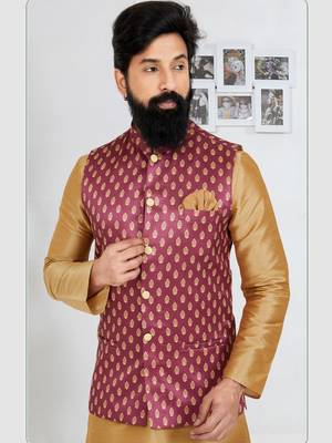 Kurta Pajama with Jacket Set 2