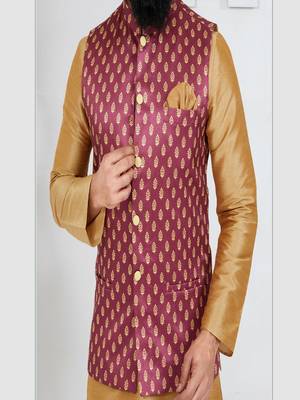 Kurta Pajama with Jacket Set 3