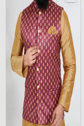 Kurta Pajama with Jacket Set
