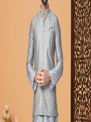 Kurta Pajama with Jacket Set 3